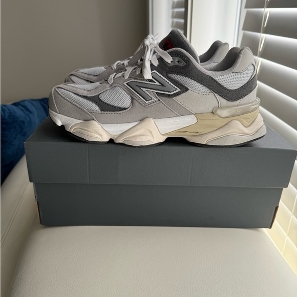 New Balance Shoes - New Balance 9060 Gray and Cream Sneakers